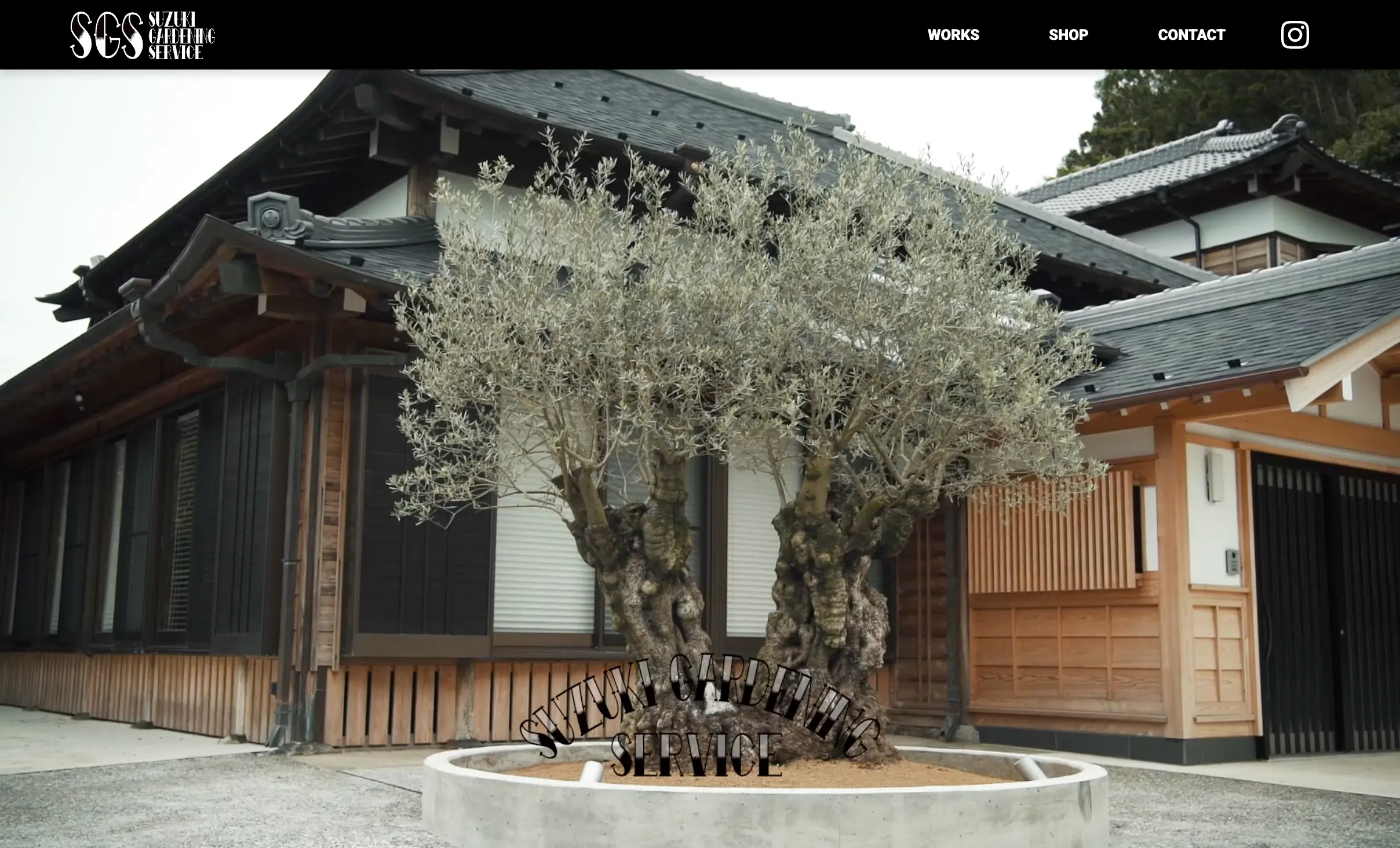 SUZUKI GARDENING SERVICE ホームページ制作実績